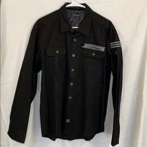 7 Diamond double pocket dress shirt